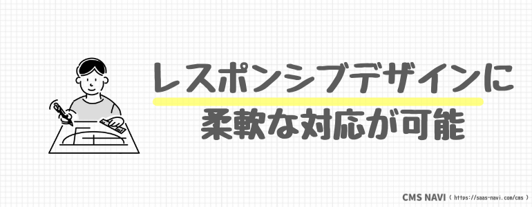 レスポンシブデザインに対応