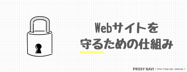 Webサイトを守るための仕組み