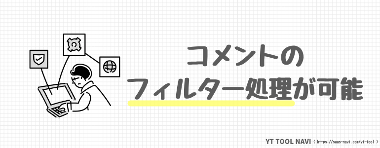 コメントのフィルター処理